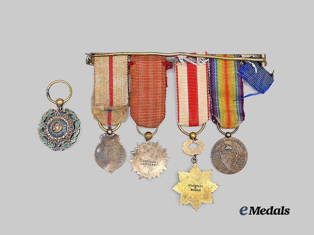 cuba,_republic._a_five_piece_miniature_medal_bar_e_medals__m0440-19_5