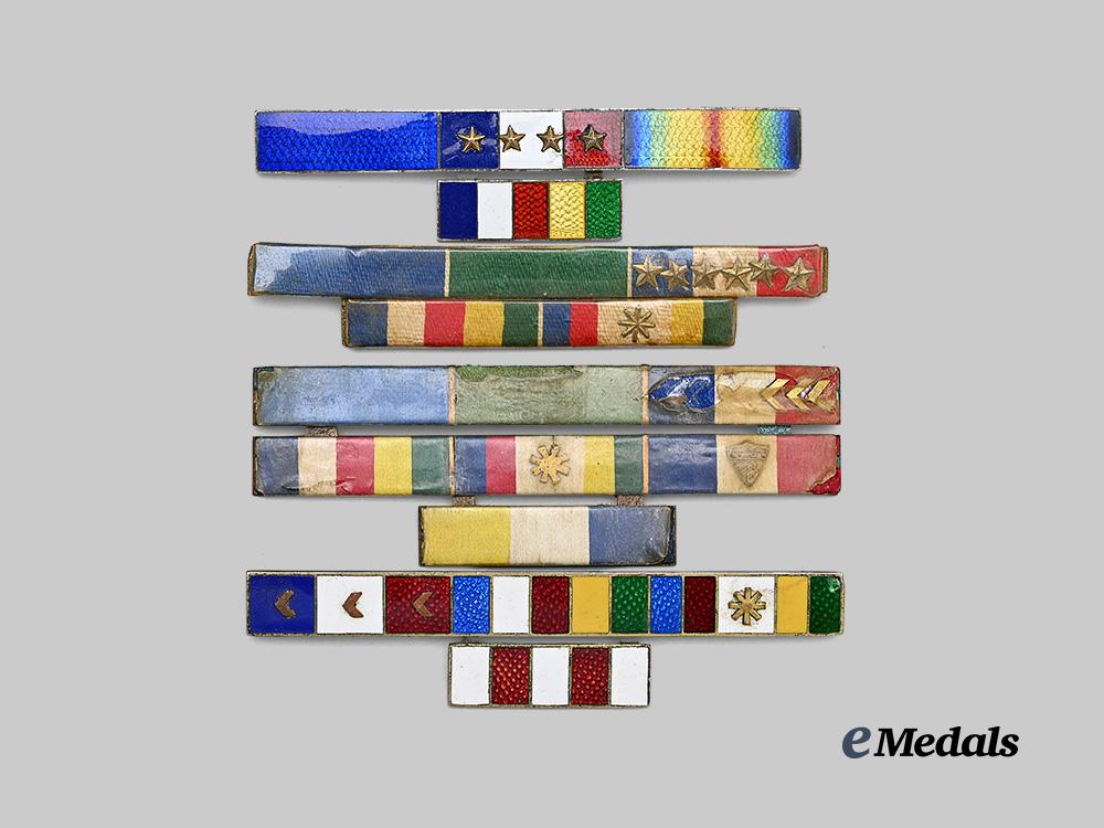 cuba,_republic._a_group_of_four_military_ribbon_bars_e_medals__m0440-1_2