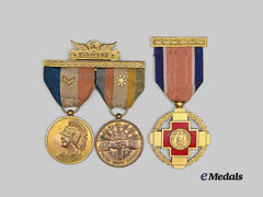 Cuba, Spain. A Group of Three Cuban Campaign and Volunteer Service Medals