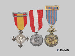 Cuba, Spain. A Group of Three Cuban Campaign and Volunteer Service Medals