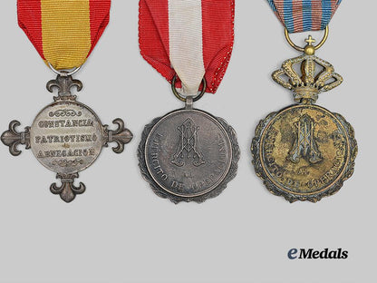 cuba,_spain._a_group_of_three_cuban_campaign_and_volunteer_service_medals_e_medals__m0440-29_5