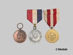 Cuba, Republic. A Group of Three Service and Long Service Medals