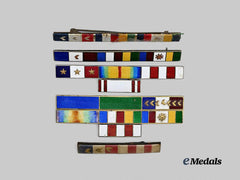 Cuba, Republic. A Group of Five Military Ribbon Bars