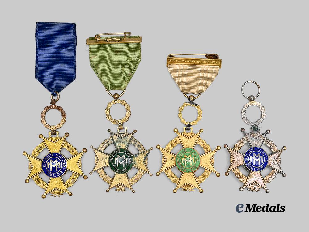 cuba,_republic._a_group_of_four_orders_of_naval_or_military_merit_e_medals__m0440-9_2