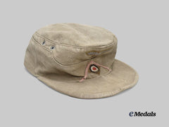 Germany, Heer. An Afrikakorps Panzer Troops M41 Tropical Field Cap, by Carl Halfar