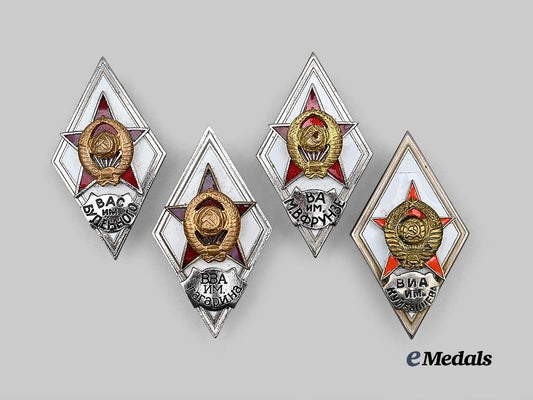 russia,_soviet_union._a_lot_of_military_academy_graduation_badges_e_medals__m0579-14_2