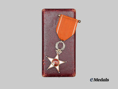 Morocco. An Order Of Ouissam Alaouite, V Class Knight, in Case