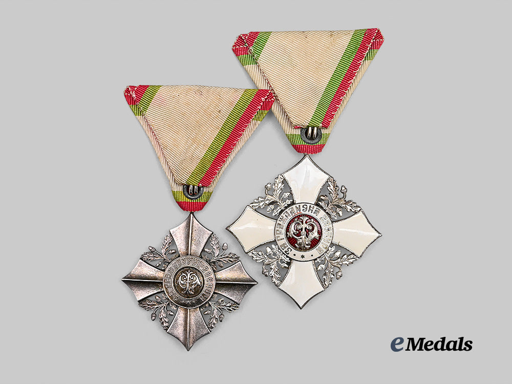 bulgaria,_kingdom._an_order_of_civil_merit,_v_class_and_v_i_class_silver_merit_cross_e_medals__m0625-169_4