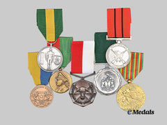 International. A Lot of Eight African Medals
