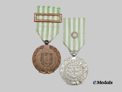 Portugal, Republic. A Lot of Two Exemplary Conduct Medals