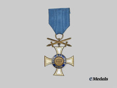 Prussia, Kingdom. An Order of the Crown, III Class Cross with Swords on Ring