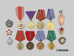 International. A Mixed Lot of Eastern Bloc Commemorative Medals and Badges