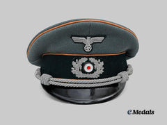 Germany, Heer. A Motorcycle Troops/Rapid Reconnaissance Officer’s Visor Cap, by Clemens Wagner