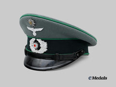 Germany, Heer. A Gebirgsjäger EM/NCO’s Visor Cap, Owner-Attributed, by G.A. Hoffmann