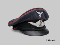 Germany, Luftwaffe. A Flak/Artillerie EM/NCO’s Visor Cap, by CRIHA