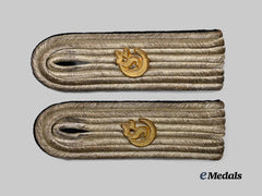 Germany, Heer. A Pair of Railway Engineer Leutnant Shoulder Boards