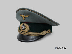 Germany, Wehrmacht. A Rare Reich Military Court Visor Cap, General Equivalent, by EREL