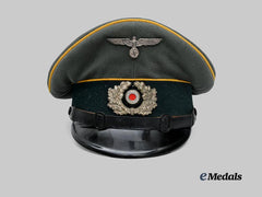 Germany, Heer. A Cavalry/Reconnaissance EM/NCO’s Visor Cap, Owner- and Unit-Attributed, by Breiter