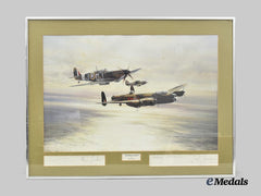 United Kingdom. A “Memorial Flight” Print by Robert Taylor, Signed