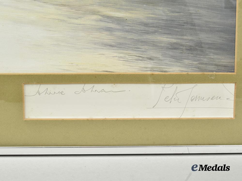 united_kingdom._a“_memorial_flight”_print_by_robert_taylor,_signed_e_medals__m0687-78_4