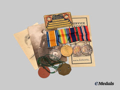 Canada, CEF. A First and Second War Lot to Pte. James Fillmore, 85th Battalion and RCAF