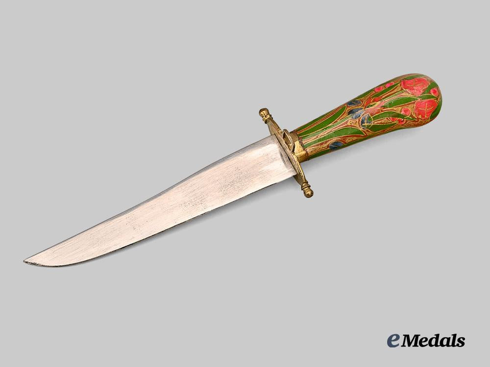 india,_kashmir._a_kashmiri_papier_mache_dagger_e_medals__m0694-185_3