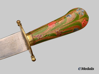 india,_kashmir._a_kashmiri_papier_mache_dagger_e_medals__m0694-185_5