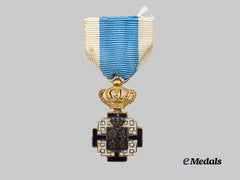 International, France. An Order of Melusine, Miniature Knight, in Gold