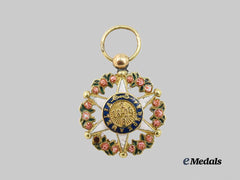 Brazil, Republic. An Order of the Rose, Miniature Dignitary, in Gold