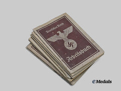 Germany, Third Reich. A Mixed Lot of Arbeitsbücher to Vienna Region Wartime Workers
