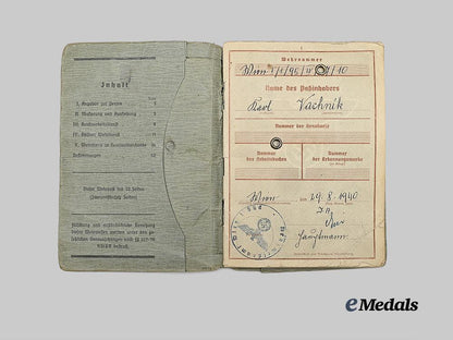 germany,_luftwaffe._a_wehrpaß_to_feldwebel_karl_vachnik,_first_and_second_world_service_e_medals__m0704-97_3