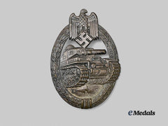 Germany, Wehrmacht. A Panzer Assault Badge, Silver Grade, by Otto Schickle
