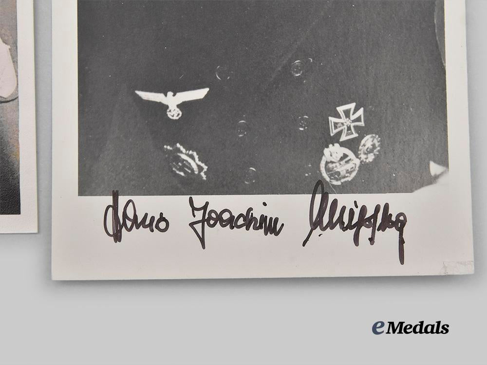 germany,_wehrmacht._a_mixed_lot_of_postwar_knight’s_cross_recipient_photos,_with_signatures_e_medals__m0706-11_12