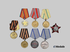 Russia, Soviet Union. A Mixed Lot of Awards and Decorations for Military Service
