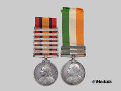 United Kingdom. A Pair of Queen’s and King’s South Africa Medals to Trooper R. Martin