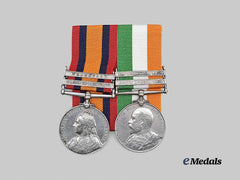 United Kingdom. A Queen’s and King’s South Africa Pair to Pte. Thomson, Railway Pioneer Regiment