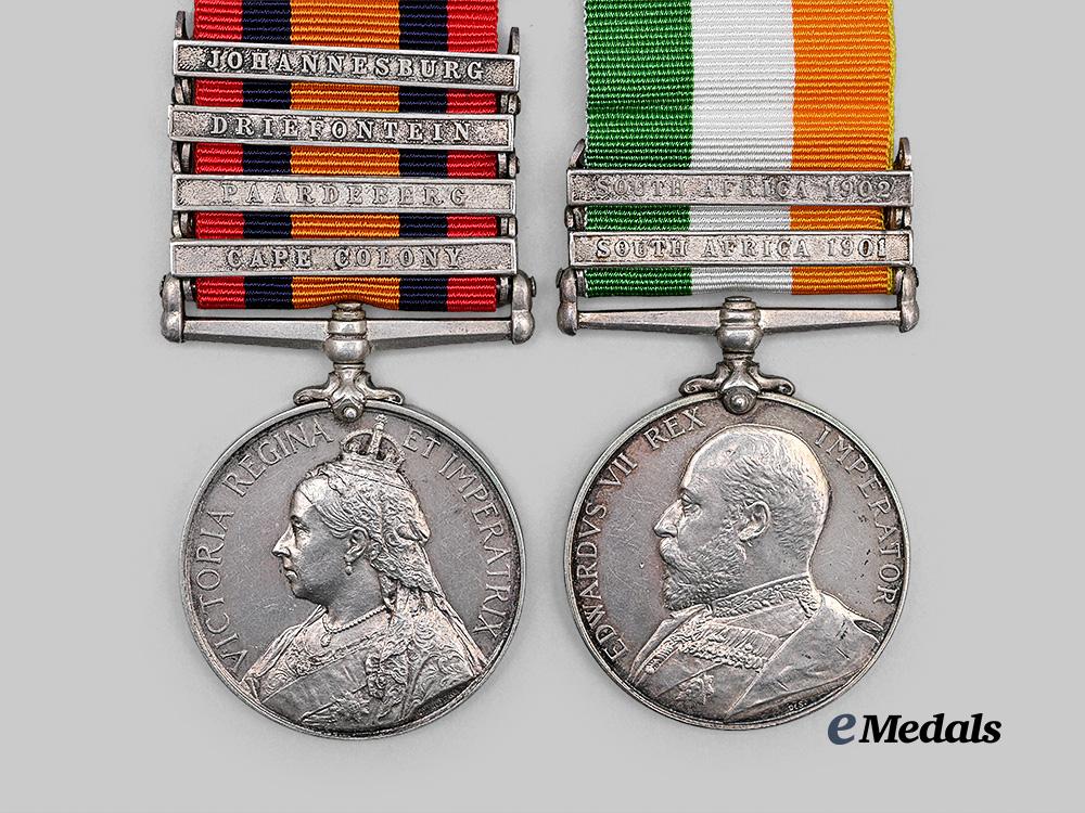 united_kingdom._a_queen’s_south_africa_and_king’s_south_africa_medal_pair_to_sapper_coker,_royal_engineers_e_medals__m0712-27_3
