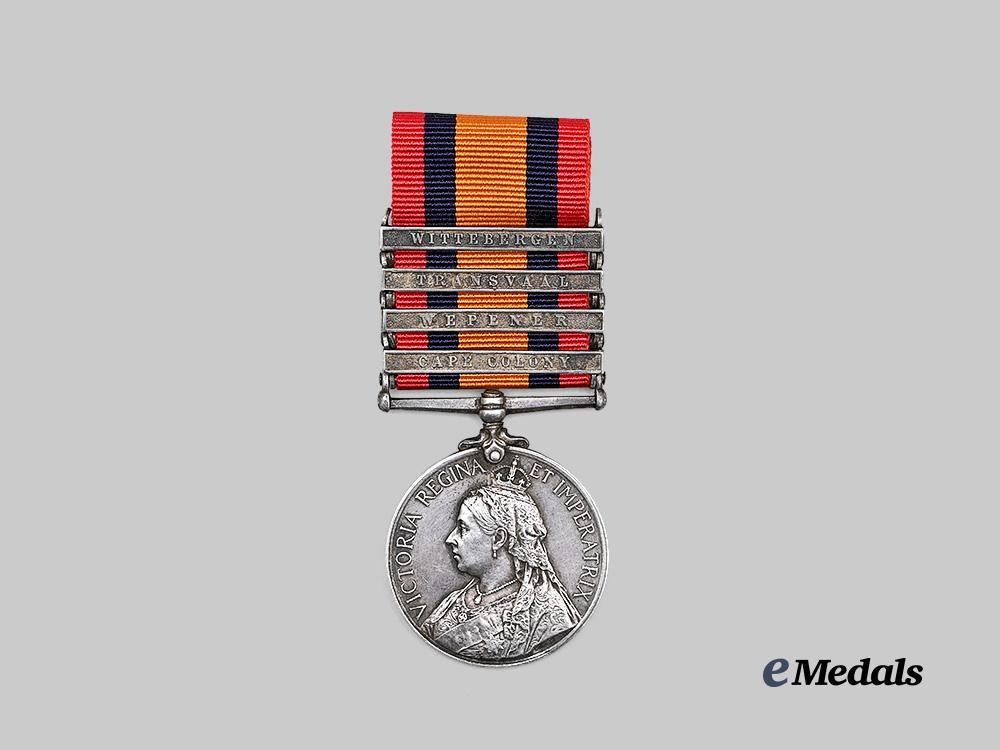 united_kingdom._a_queen’_south_africa_medal_to_corporal_wellwood,_brabant’s_horse,_defence_of_wepener_and_escaped_p_o_w,1901_e_medals__m0712-44_2