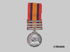 United Kingdom. A Queen’s South Africa Medal to Pte. Diffin, 17th Imperial Yeomanry