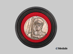 Germany, SS. A Standard Bearer Wall Plaque