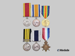 United Kingdom. A Naval Long Service Group to Career Stoker Mattocks