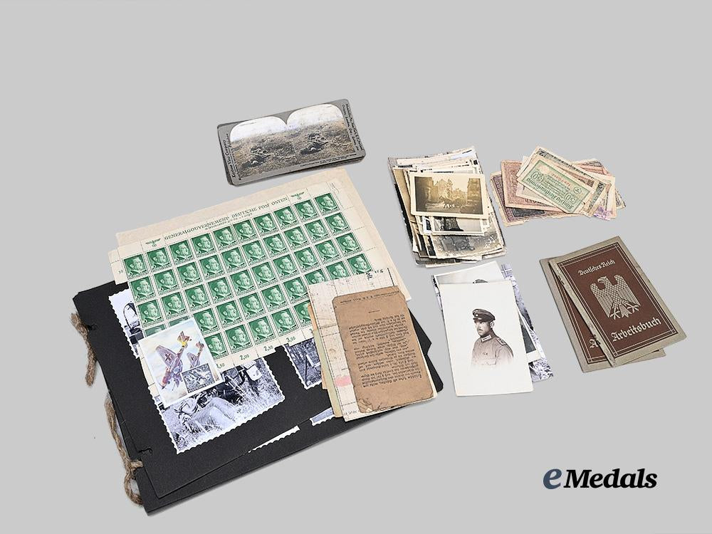 germany,_imperial;_third_reich._a_lot_of_photos,_stamps,_currency,_and_documents_e_medals__m0717-11_2