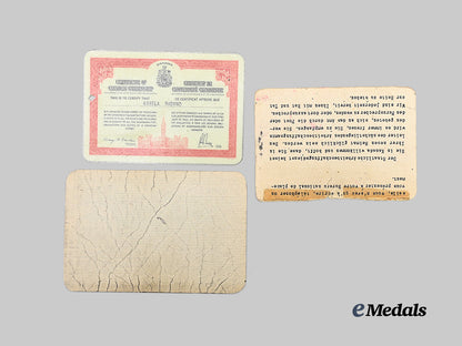 Poland, Republic. A Camp Memorial Grouping