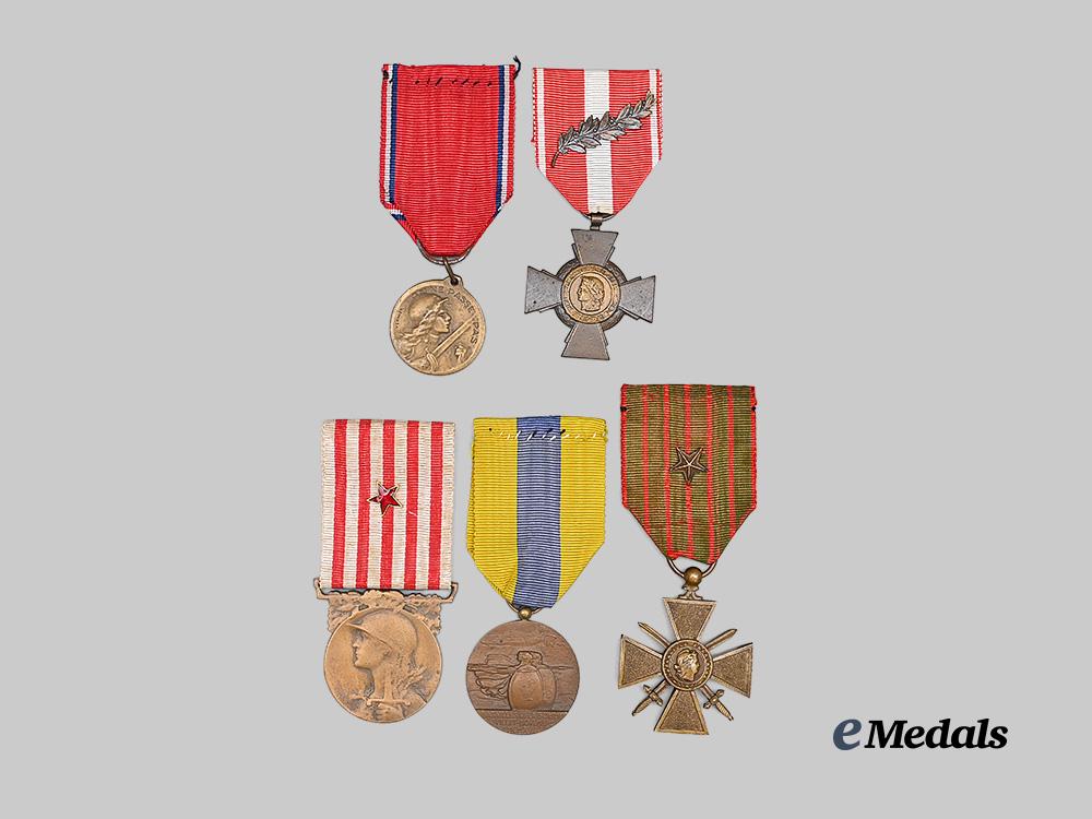 france,_republic._a_lot_of_five_medals&_decorations_e_medals__m0717-23_5