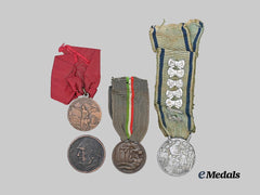Italy, Kingdom. A Lot of Four Awards & Medals