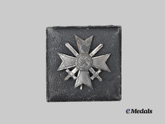 Germany, Wehrmacht. A War Merit Cross I Class with Swords and Case, by Wilhelm Deumer
