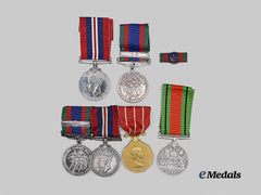 Canada, Commonwealth. A Lot of Second War Campaign Medals