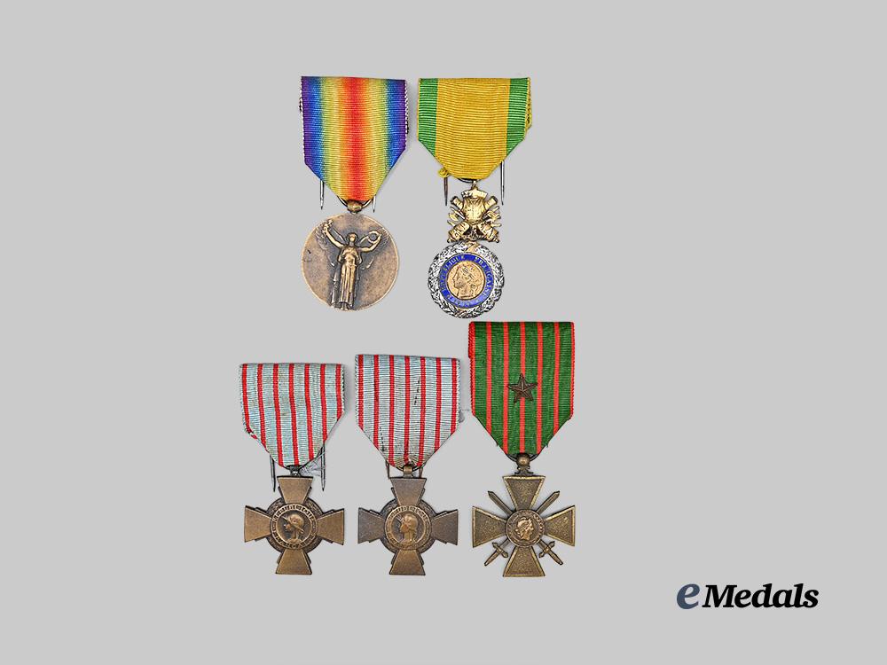 france,_republic._a_lot_of_five_medals&_decorations_e_medals__m0717-41_5