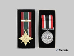 Canada, Commonwealth. Two Modern Service Awards