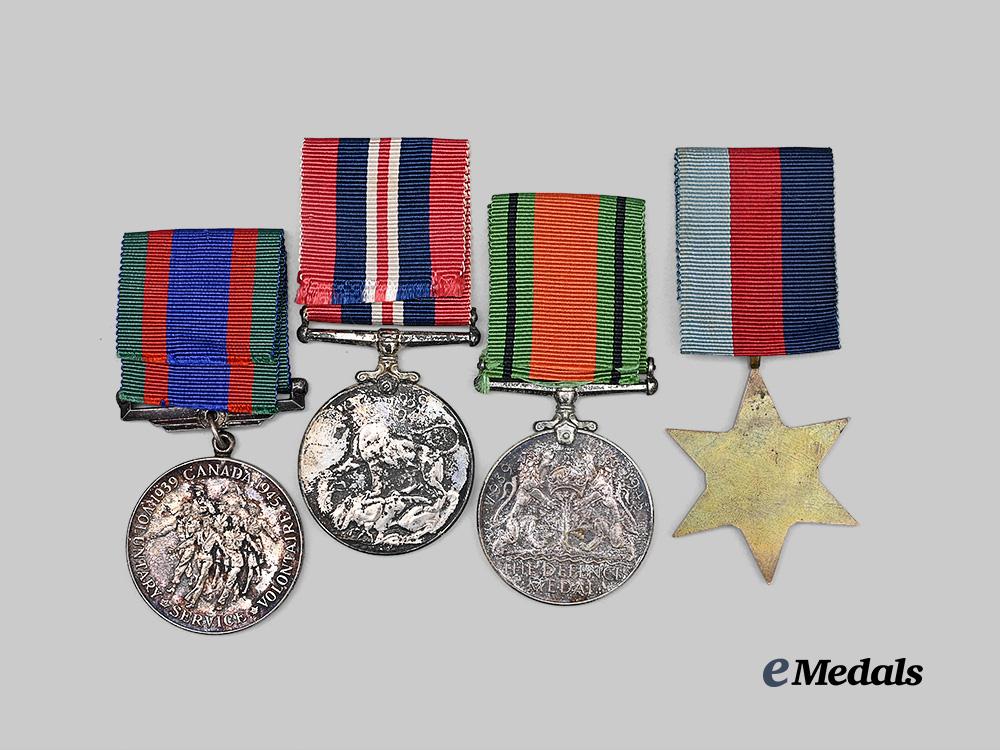 canada,_commonwealth._four_second_war_medals_with_cartons_e_medals__m0717-49_7